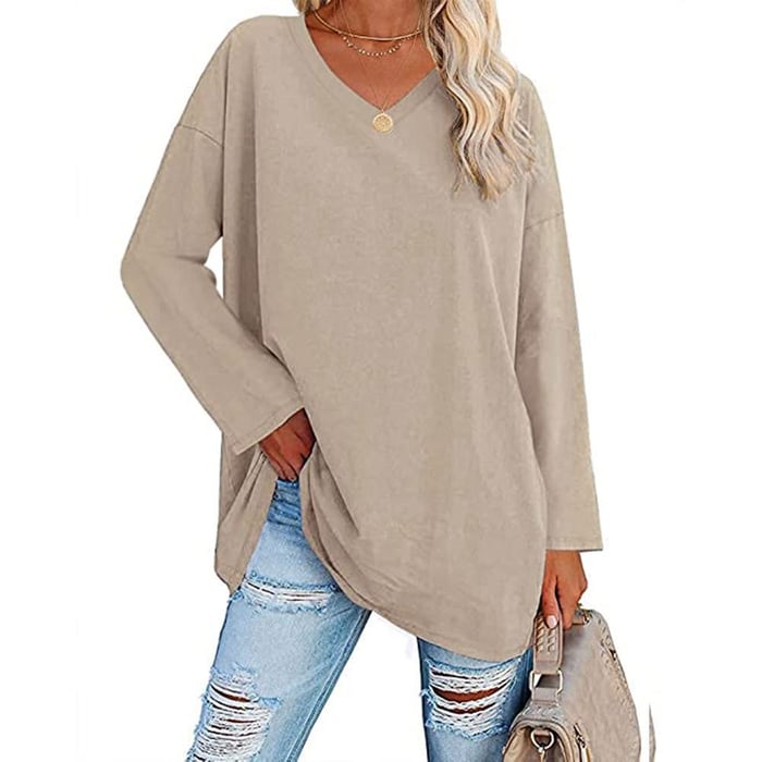 Yesenia: Modernes Stricktop mit V-Ausschnitt