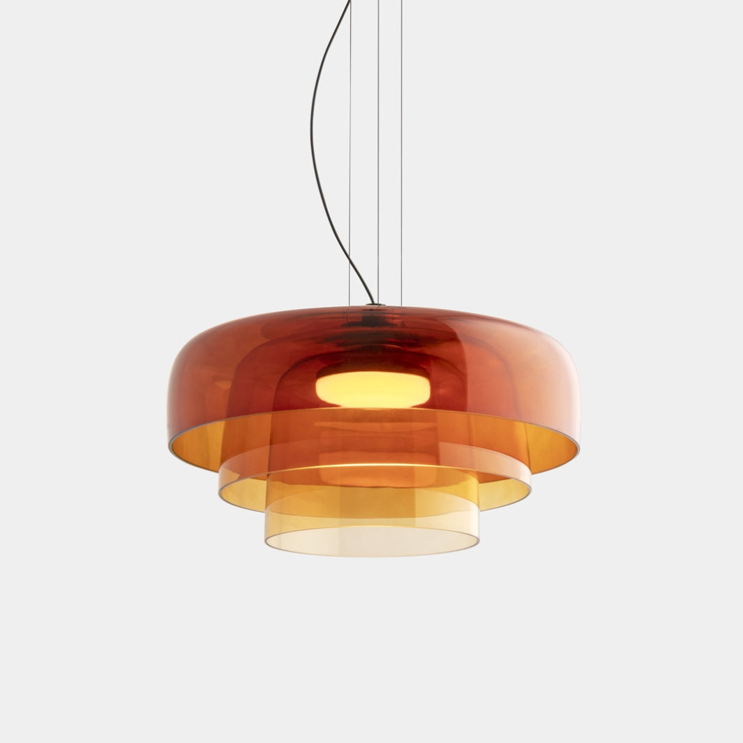 Glas Deckenlampe