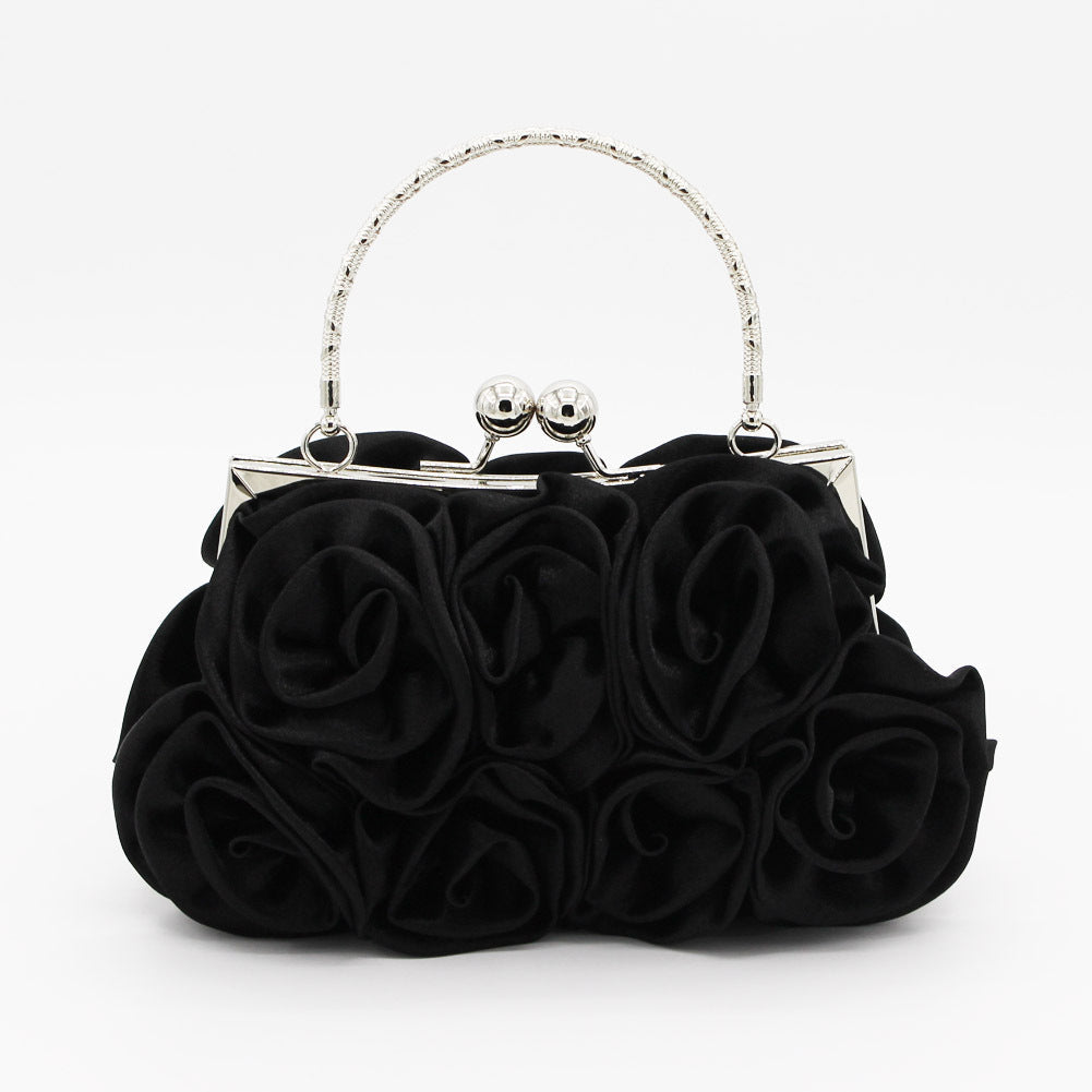 Fudus Handtasche mit Rosenmuster für festliche Anlässe