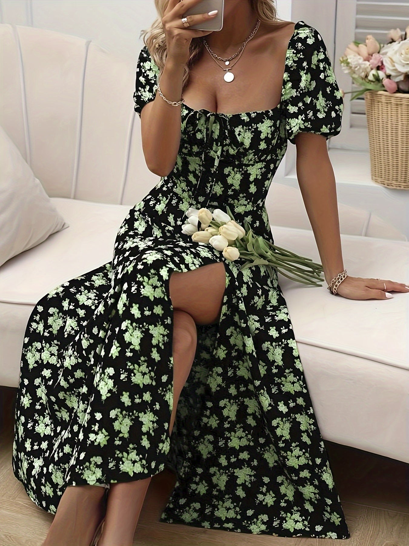 Sophie Blumenprintkleid von Fudus