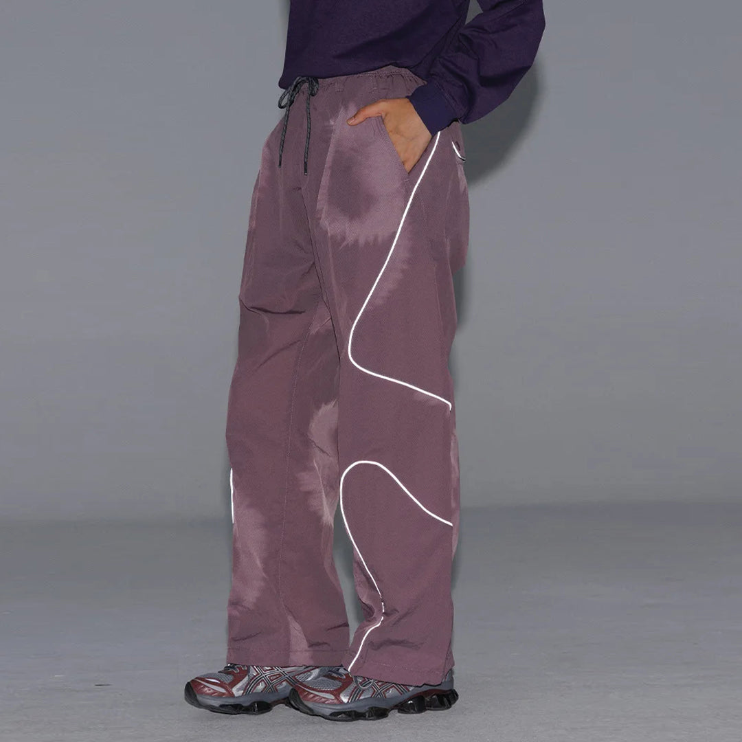 Pantalon Strata Réfléchissant En Nylon À Séchage Rapide Avec Bandes Réfléchissantes Taille Élastique Coupe Décontractée