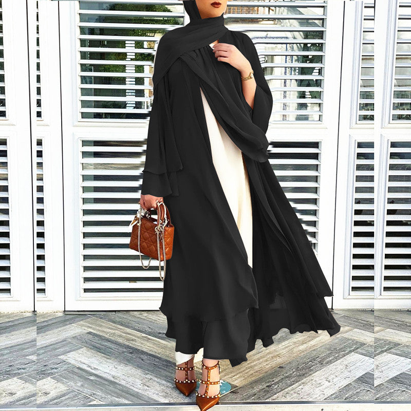 Modische, weiche Übergrößen-Abaya von Fudus