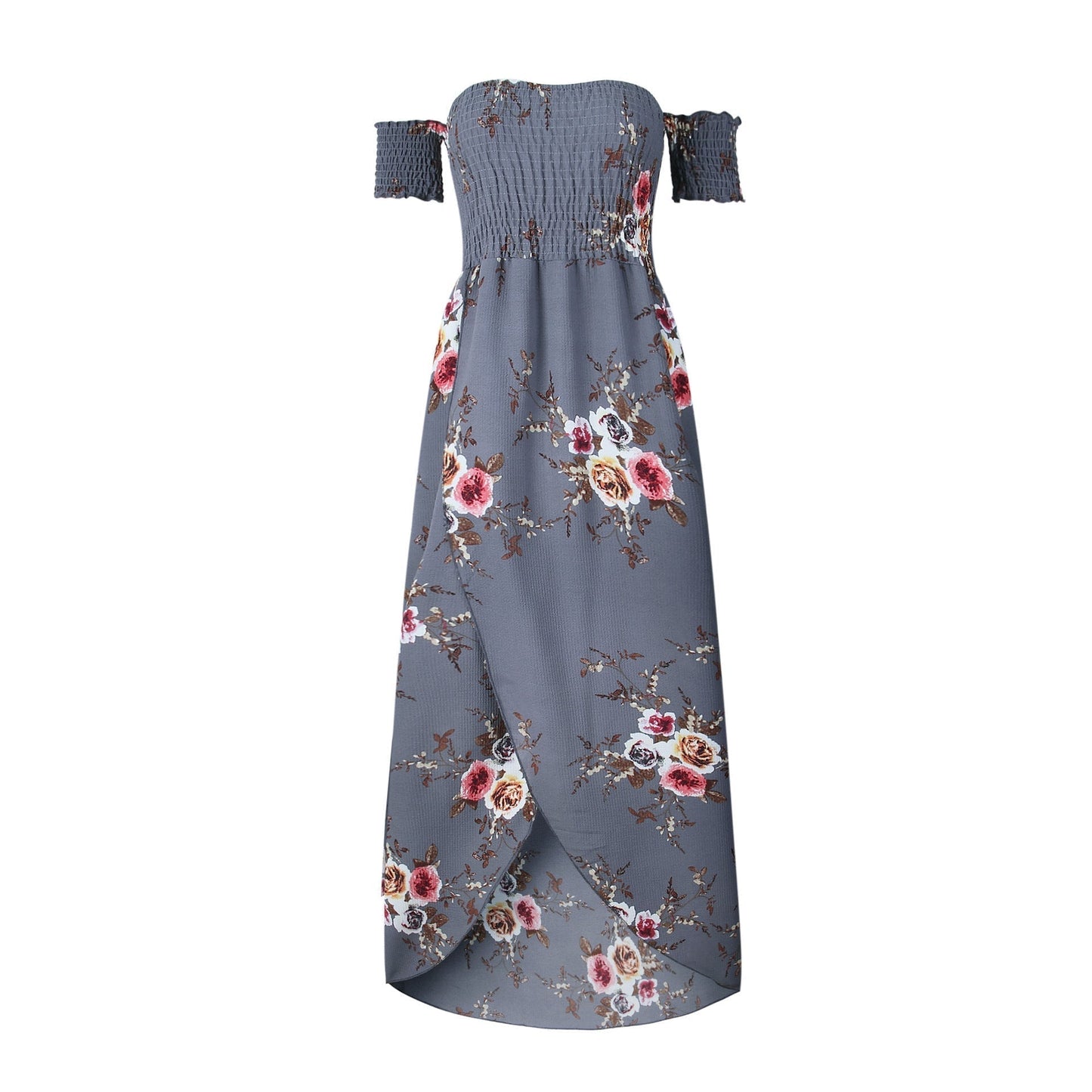 Fudus Boho Sommerkleid mit offener Schulter