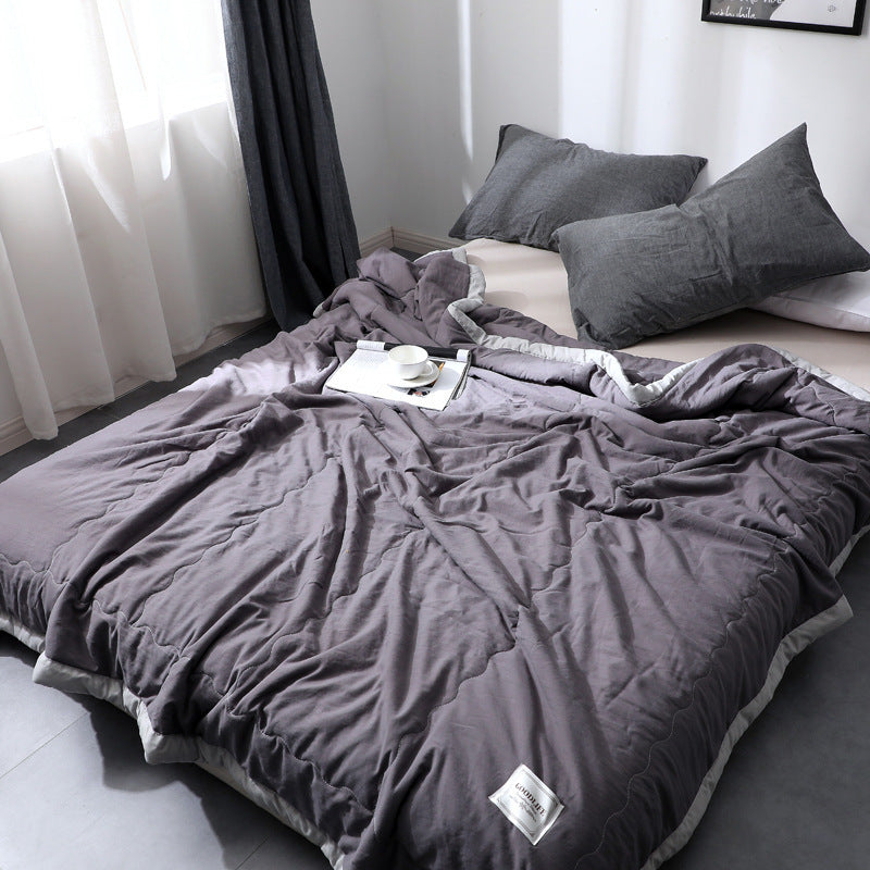Couverture En Coton Minimaliste Avec Texture Douce Pour Chambre Moderne Et Salon Confortable
