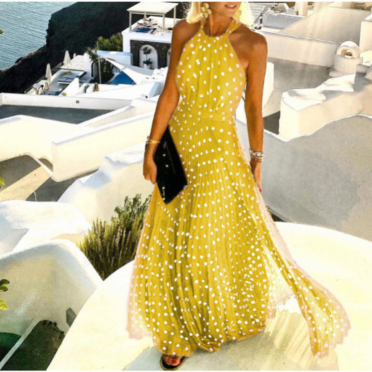 Elegantes Boho-Maxikleid von Fudus mit Falten