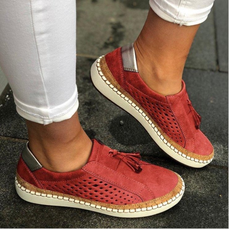 Laura ® Atmungsaktive Slip-ons mit orthopädischer Unterstützung