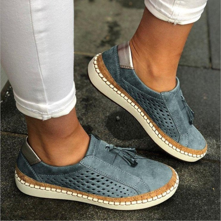 Laura ® Atmungsaktive Slip-ons mit orthopädischer Unterstützung