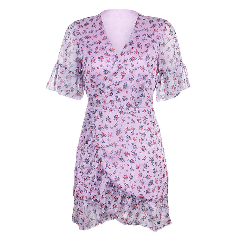 Blumiges Boho Sommerkleid von Fudus