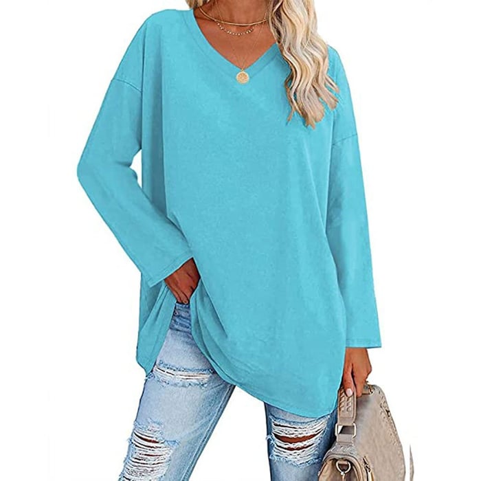 Yesenia: Modernes Stricktop mit V-Ausschnitt