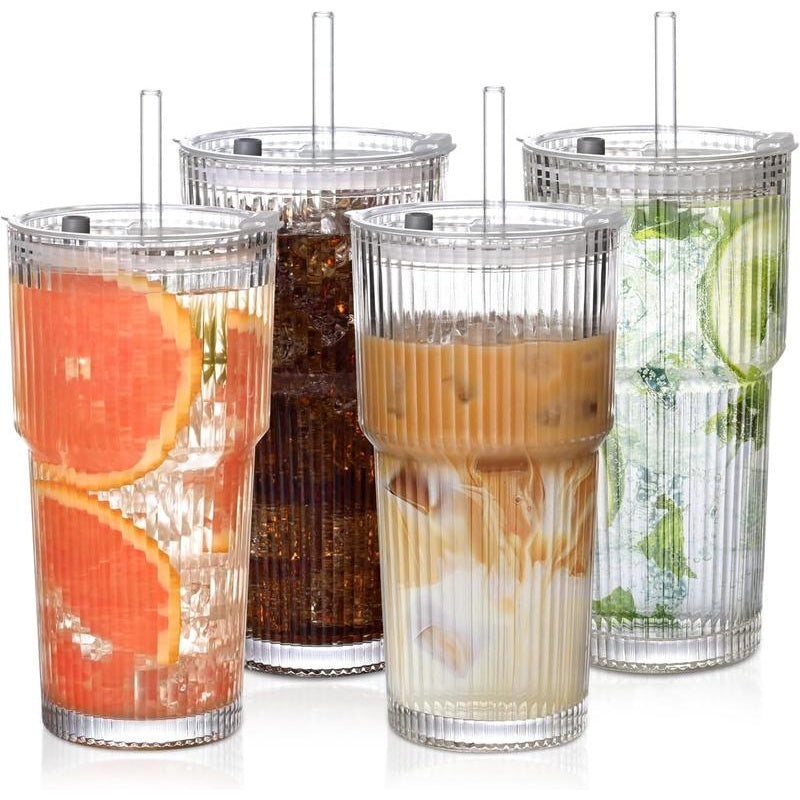 Ribbo Glass Tumbler - Amawinc