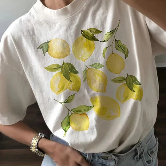 Zuleika Zitronen-Shirt: Süßes Design
