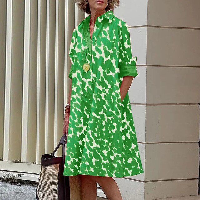 Vintage-inspiriertes Kleid von Lina ® mit langen Ärmeln