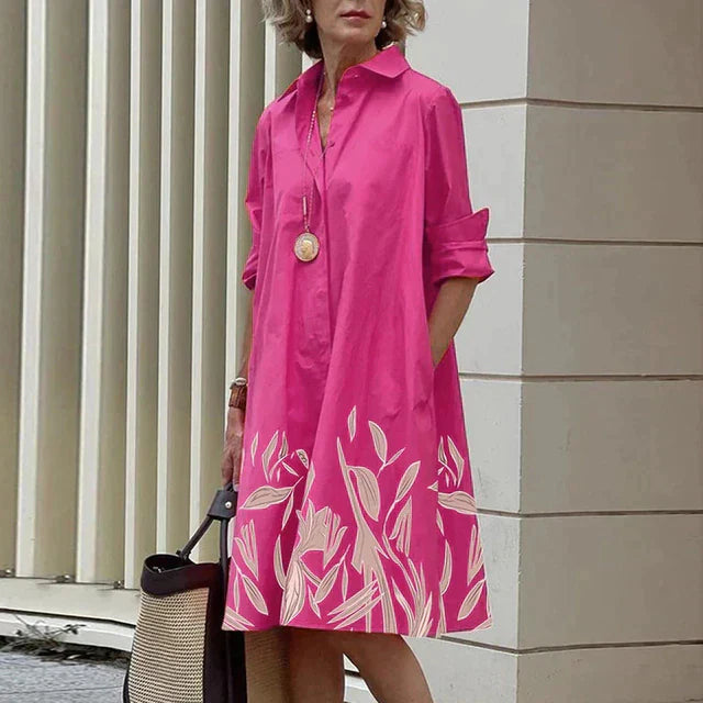 Vintage-inspiriertes Kleid von Lina ® mit langen Ärmeln