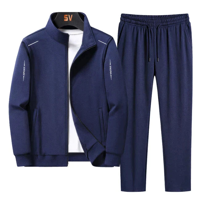 Survêtement Homme Oliver Décontracté Avec Veste Zippée Léger Confort Moderne Pour Entraînement Voyage