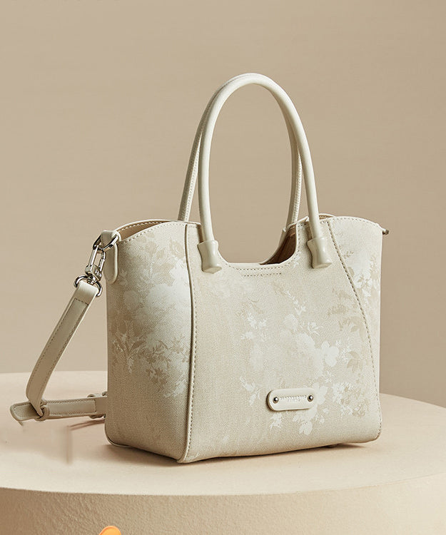 Sac fourre-tout grande capacité à imprimé abricot, nouvelle collection 2025 - Amawinc