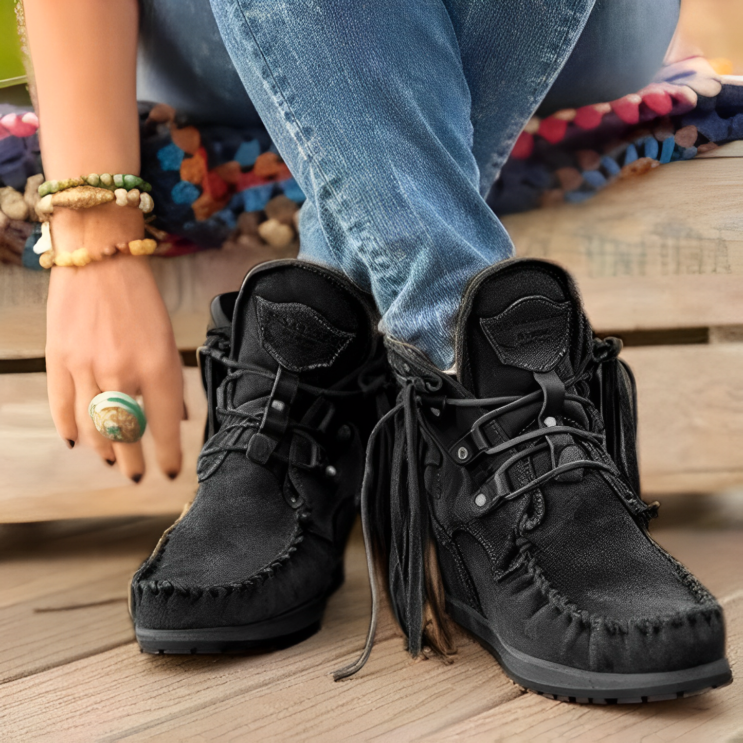 Wildlederstiefel Dolores mit orthopädischer Form