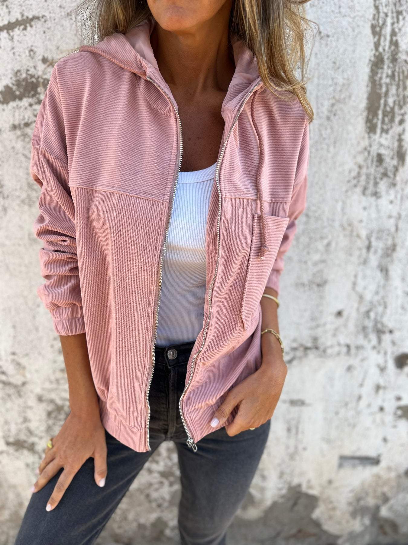 Bequeme Kapuzenjacke Fudus im lässigen Style