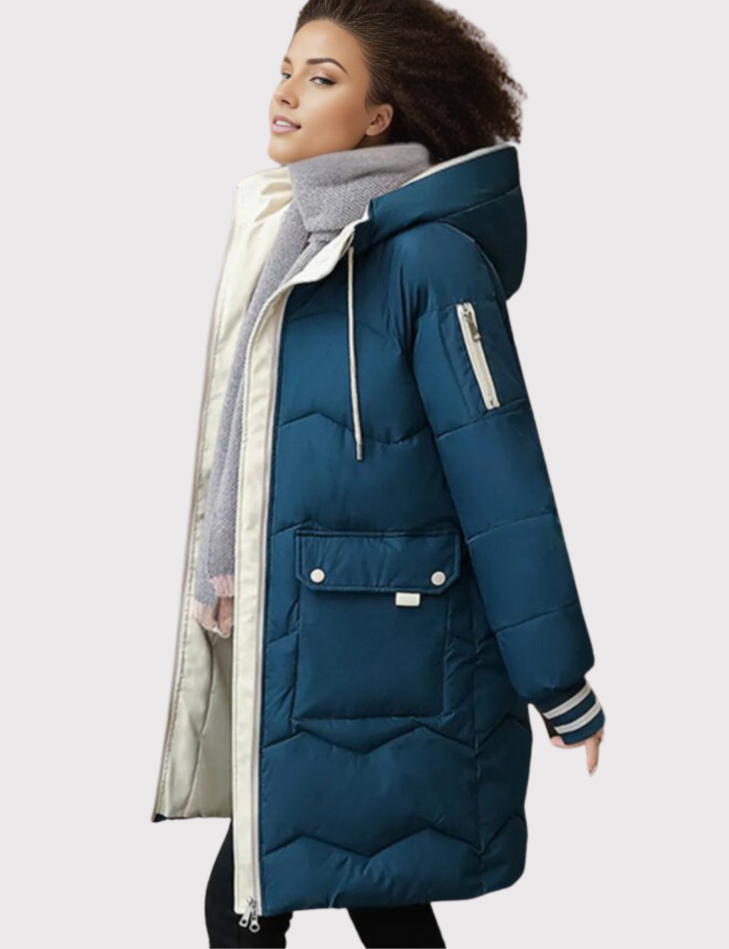 Destiny Manteau Long Décontracté Pour Femmes Isolé Hiver Avec Doublure Chaud Confortable Et Style Moderne