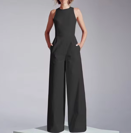 Zanzea Damen-Jumpsuit, ärmellos, lang - Xyze