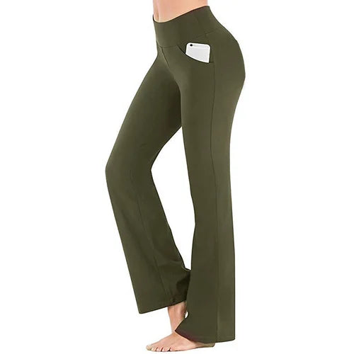 Zoya Damen Yogahose mit hoher Taille