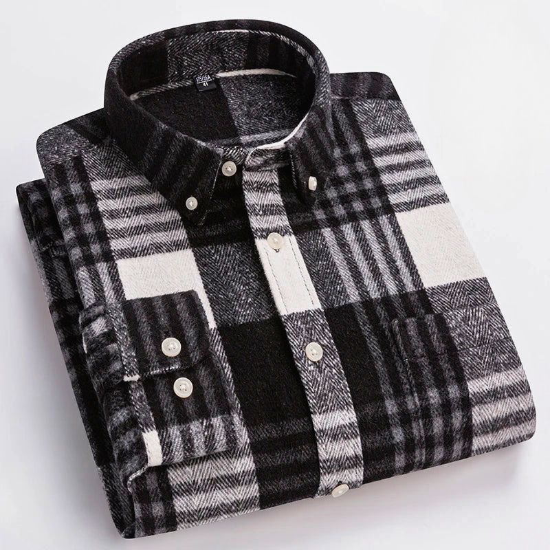 Chemise En Coton Valen Confort Supérieur Design Polyvalent Pour Automne En Couches