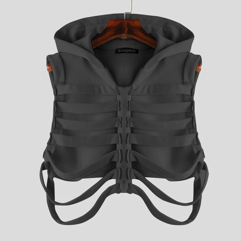 Gilet Squelette Avec Cage Thoracique Futuriste Pour Style Audacieux Et Avant Garde Iconique