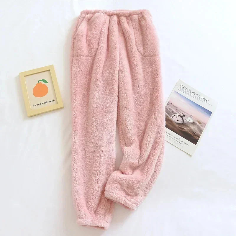 Isla Pantalon Pyjama Coupe Décontractée Avec Taille Élastique Poches Confortables Ourlets Décontractés