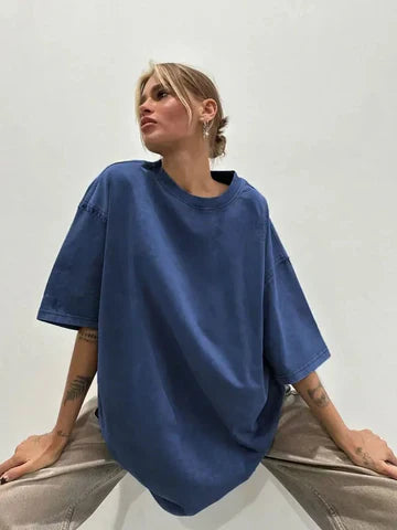 Baumwoll-T-Shirt Kirsten im Retro-Stil
