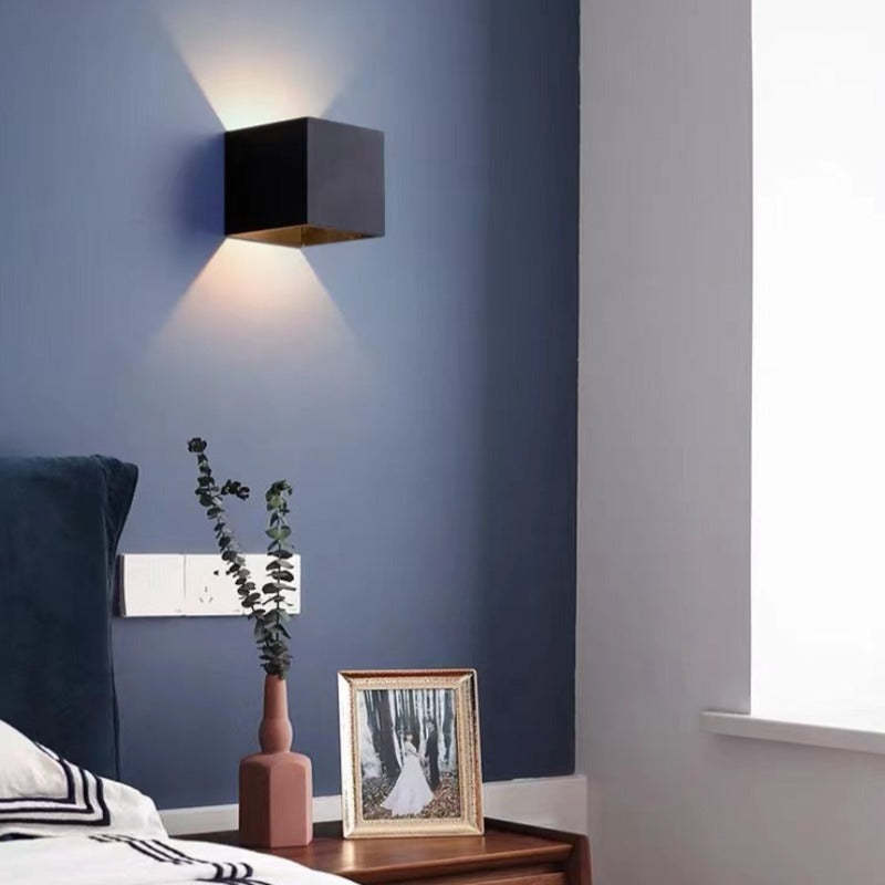 Moderne LED-Wandleuchte aus Aluminium, wasserdicht für Innenräume