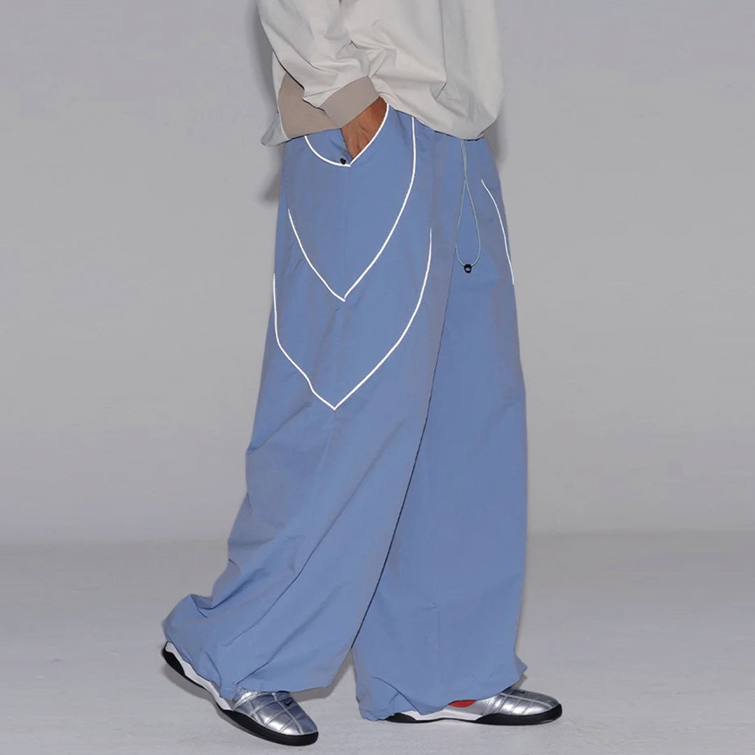 Pantalon Noctis Réfléchissant À Coupe Ample Avec Bandes Réfléchissantes Et Tissu Imperméable Léger