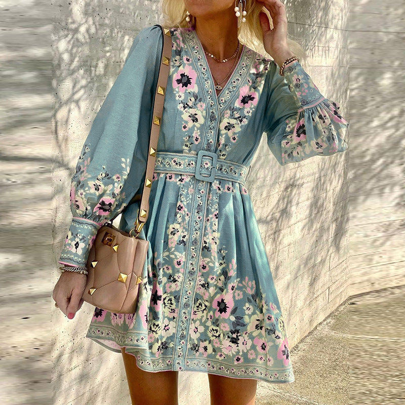 Fudus Boho Kleid mit lockerem Muster