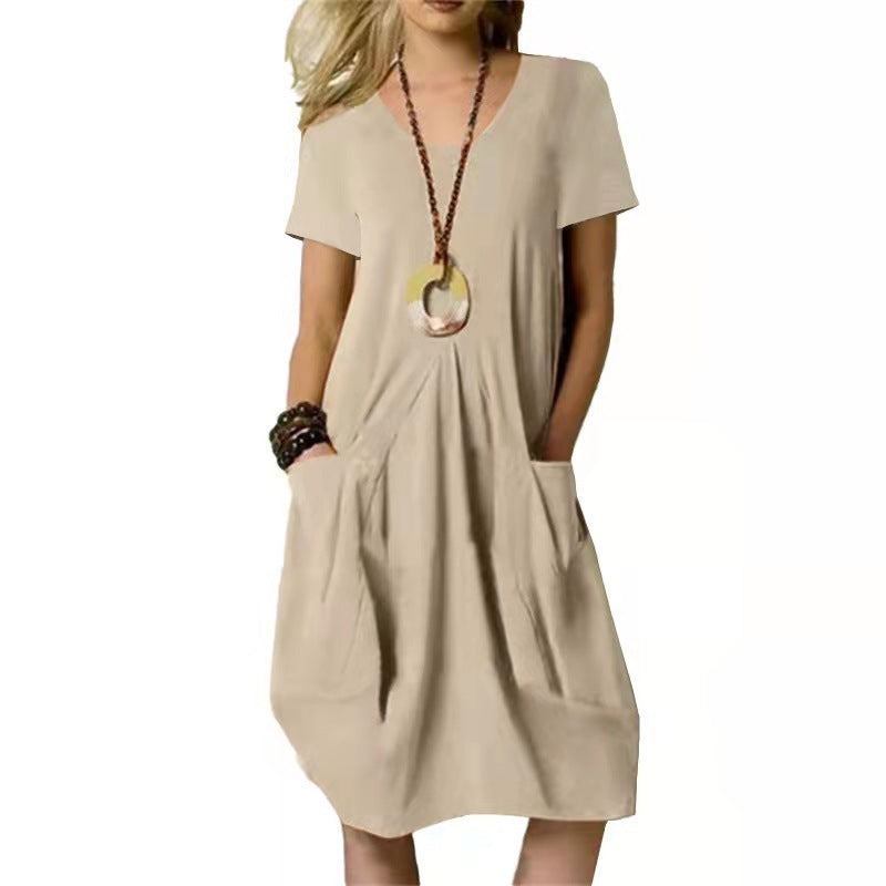 Stilvolles und vielseitiges knielanges Damenkleid von Unalise