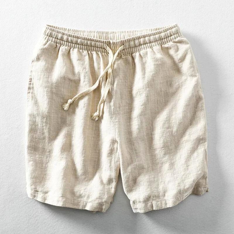 Shorts En Lin Aspen Par Amawinc Mélange Coton Lin Léger Pour Été Style Côte Décontracté