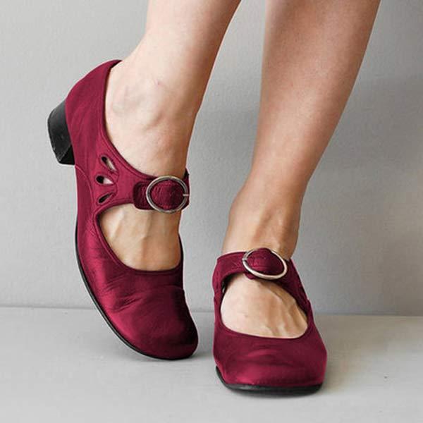 Beatrice Ledersandalen mit orthopädischer Schnalle