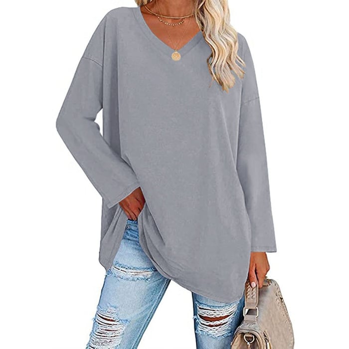 Yesenia: Modernes Stricktop mit V-Ausschnitt