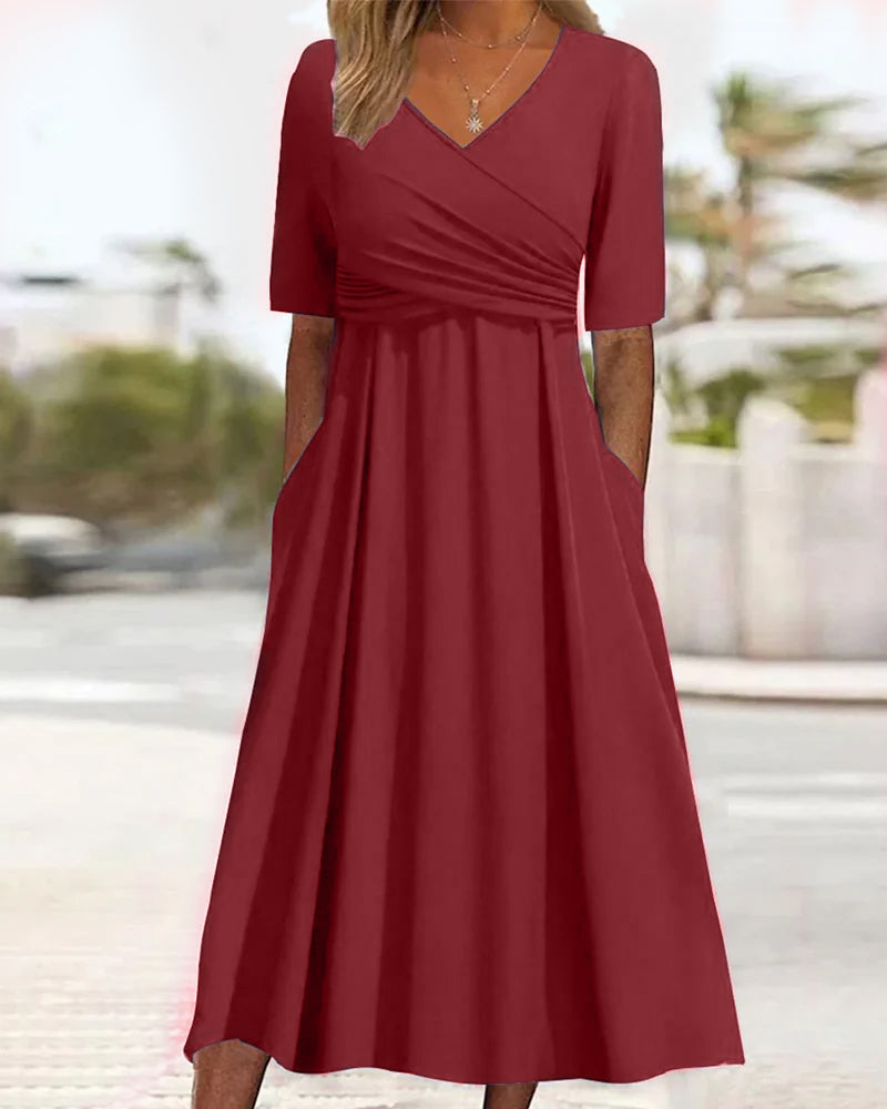 Umayrah: Wickel-Midikleid