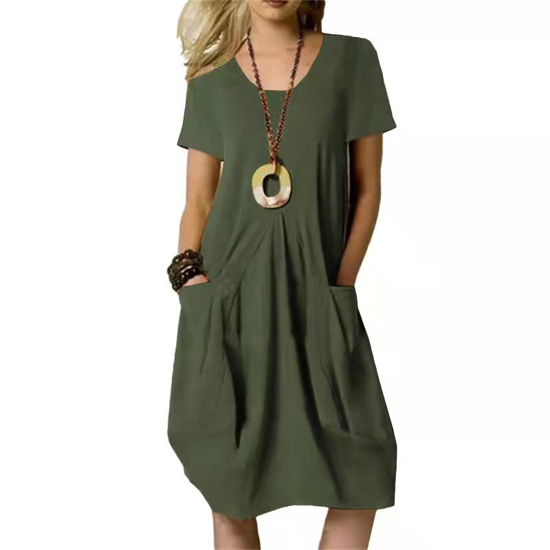 Stilvolles und vielseitiges knielanges Damenkleid von Unalise