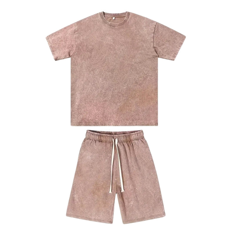 Ensemble Deux Pièces Merik En Coton Lavé Vintage Pour Jours Chauds Confortables