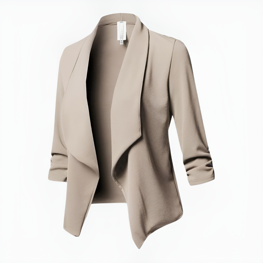 Samantha Veste Blazer Femme Décontractée Ouverte Pour Bureau Confort Élégance Professionnelle