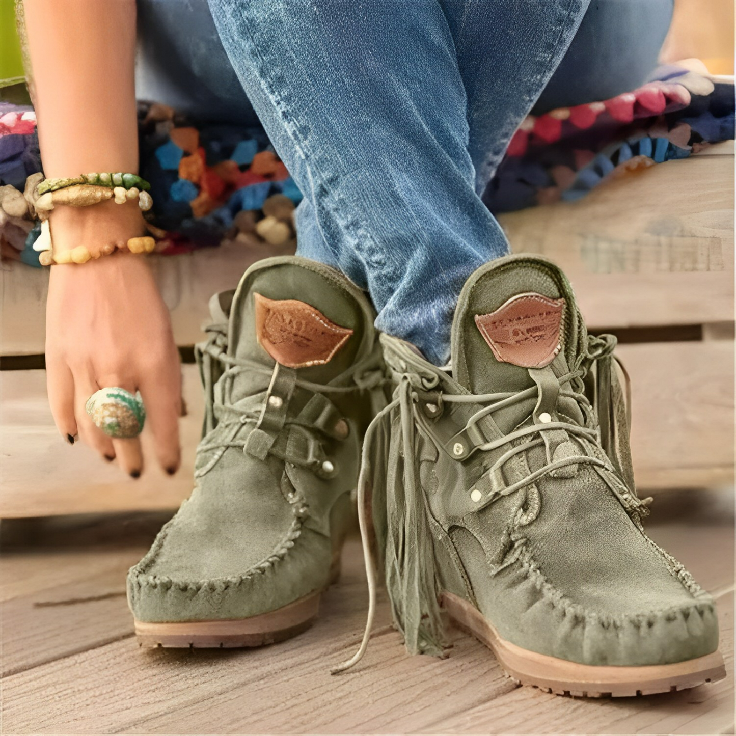 Wildlederstiefel Dolores mit orthopädischer Form