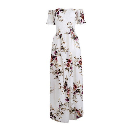 Fudus Boho Sommerkleid mit offener Schulter