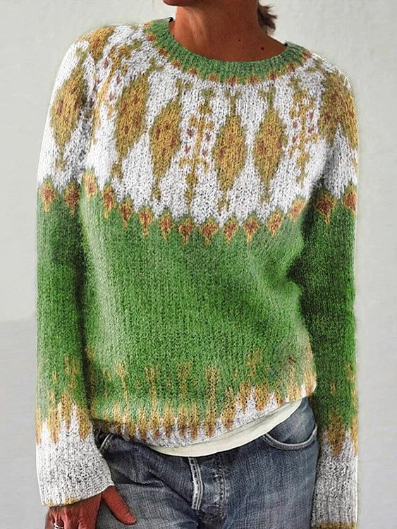 Devyn Pullover mit geometrischem Muster