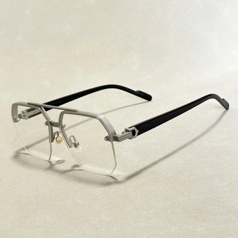 Lunettes de Soleil Varyn Verres Dégradés Monture Géométrique Anti Reflet Protection UV400