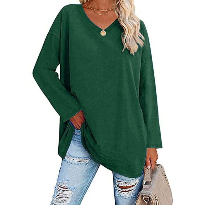 Yesenia: Modernes Stricktop mit V-Ausschnitt