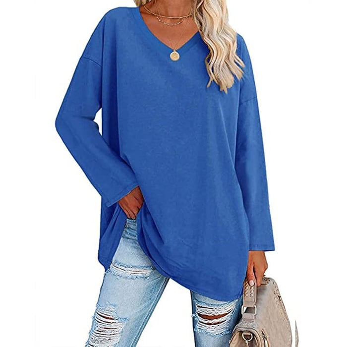 Yesenia: Modernes Stricktop mit V-Ausschnitt