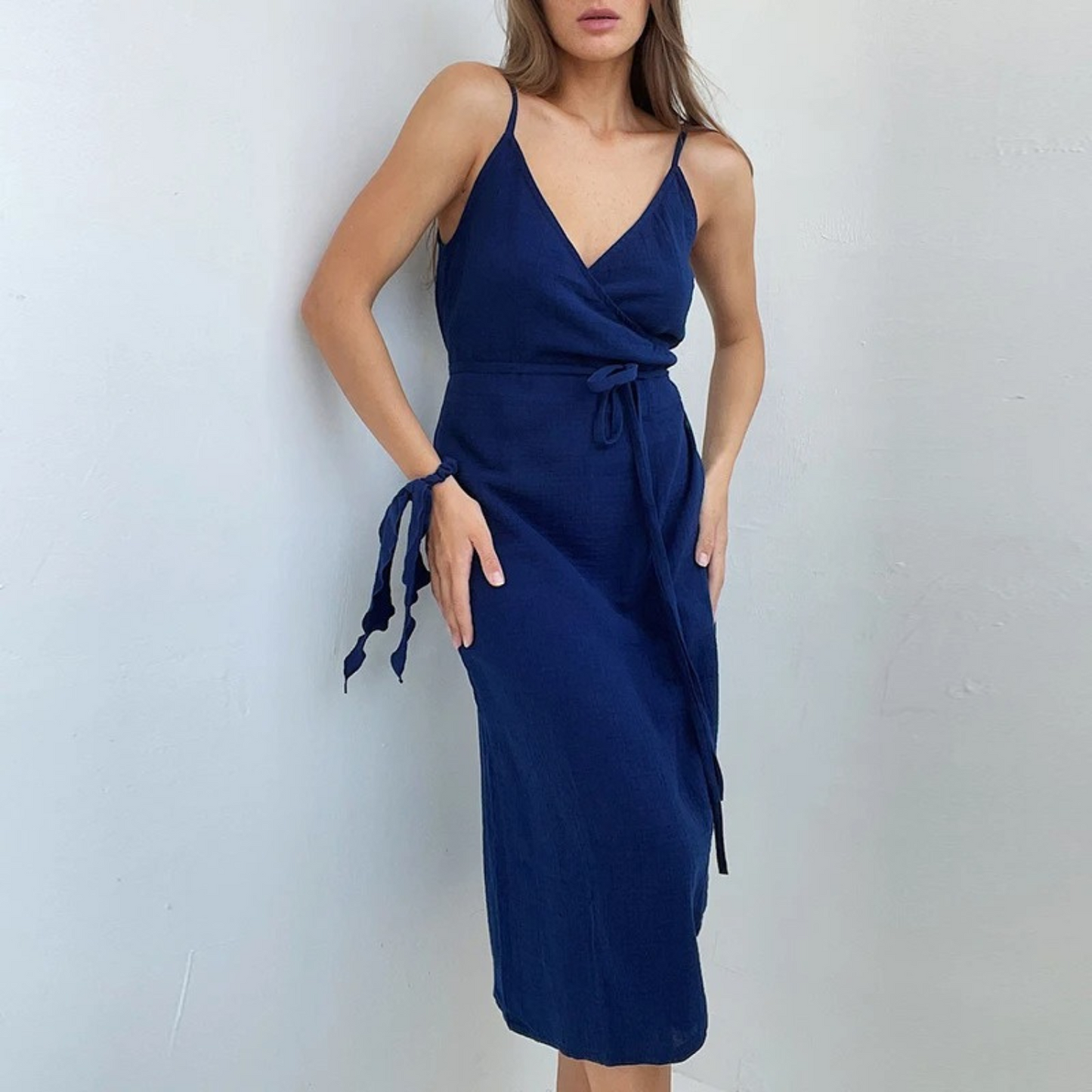 Elegantes Leinen Sommerkleid Poppy