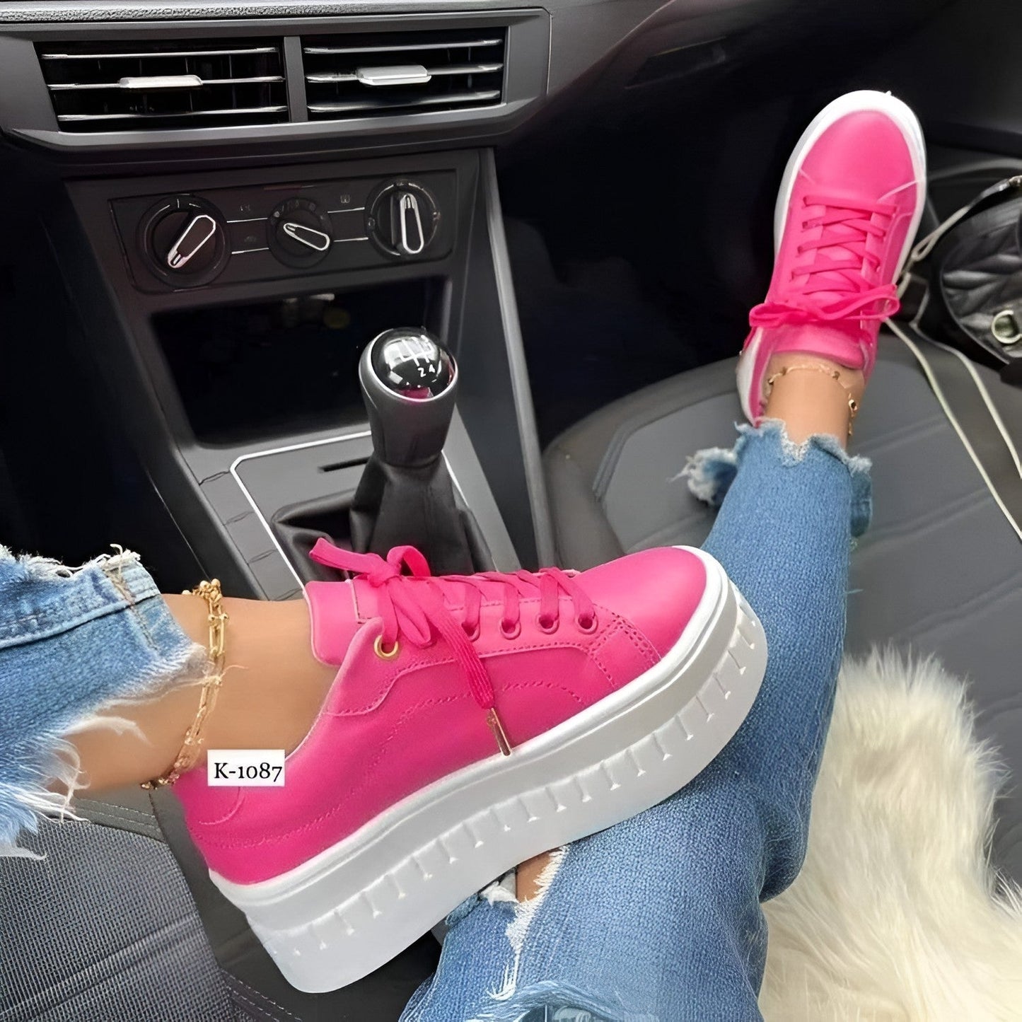 Damenschuhe Schnürer Turnschuhe