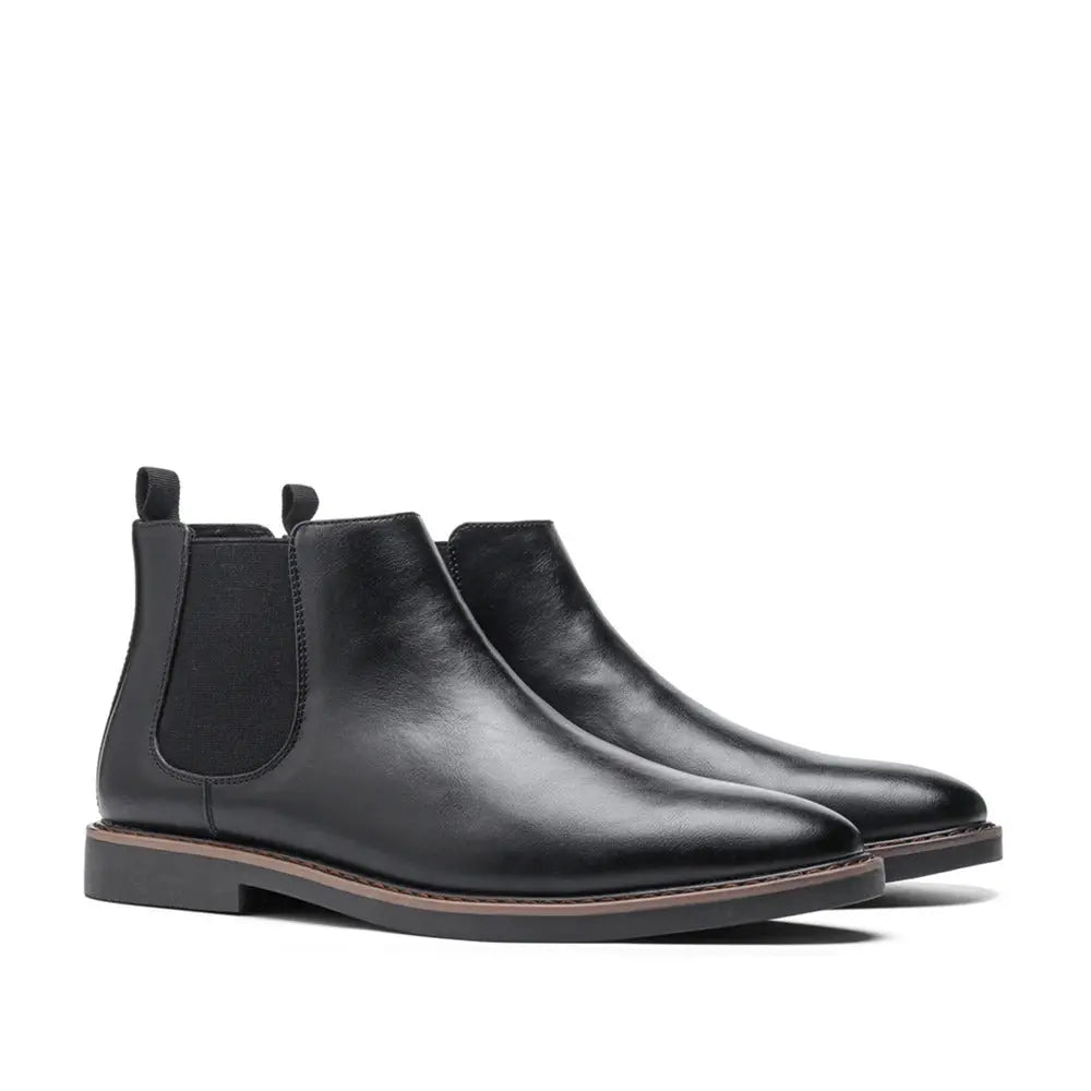 Bottes Chelsea En Cuir Harrison Waylynn Pour Hommes Et Femmes Confortables Et Polyvalentes Pour Le Quotidien