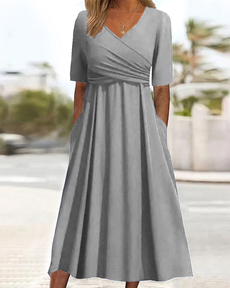 Umayrah: Wickel-Midikleid