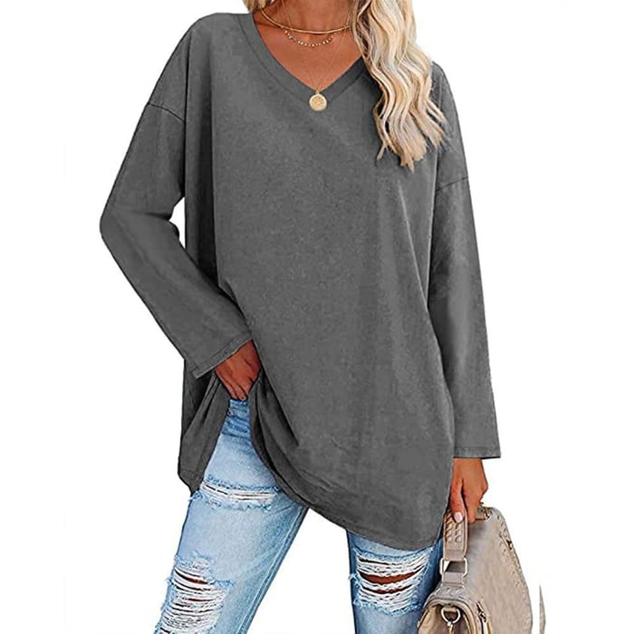 Yesenia: Modernes Stricktop mit V-Ausschnitt
